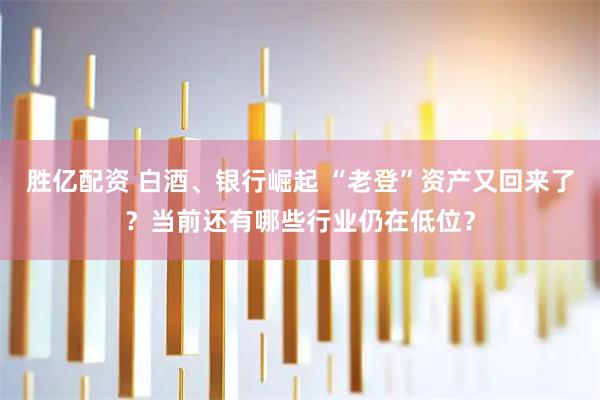 胜亿配资 白酒、银行崛起 “老登”资产又回来了？当前还有哪些行业仍在低位？